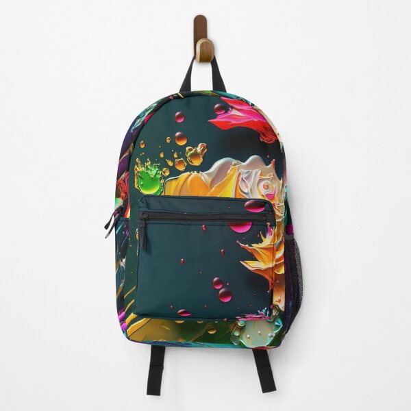 Item preview, Acrylic Paint Background with Abstract Flowers. AI generated Illustration. designed and sold by svetlanna.