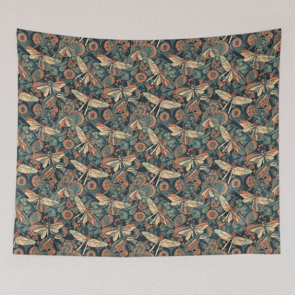 Item preview, Cute Dragonfly Pattern designed and sold by AnimalisticArts.