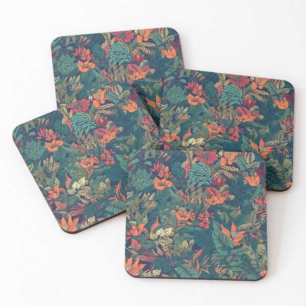 Item preview, Floral Rainforest Pattern designed and sold by AnimalisticArts.