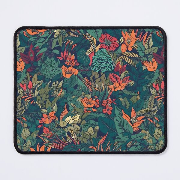 Item preview, Floral Rainforest Pattern designed and sold by AnimalisticArts.