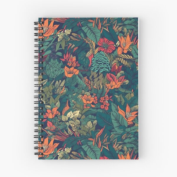 Item preview, Floral Rainforest Pattern designed and sold by AnimalisticArts.