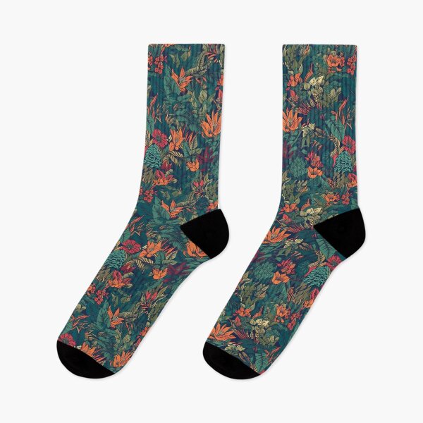 Item preview, Floral Rainforest Pattern designed and sold by AnimalisticArts.
