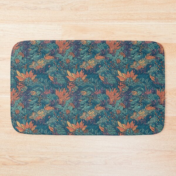 Item preview, Oceanic Floral Pattern designed and sold by AnimalisticArts.