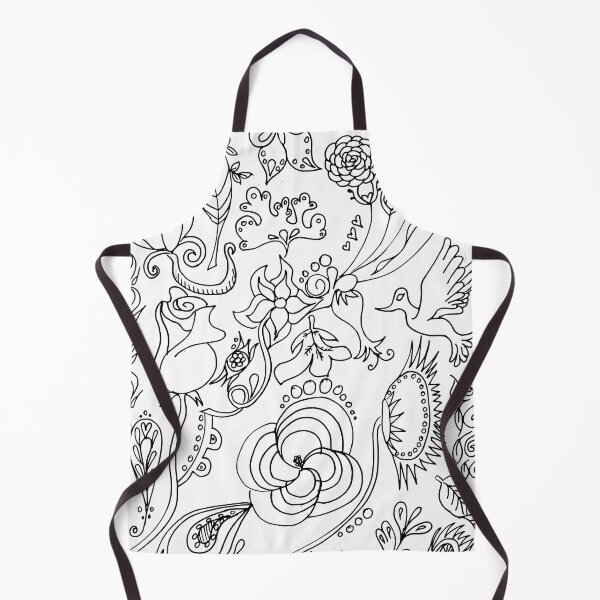 Item preview, Floral design hand drawn designed and sold by ladyberndt.