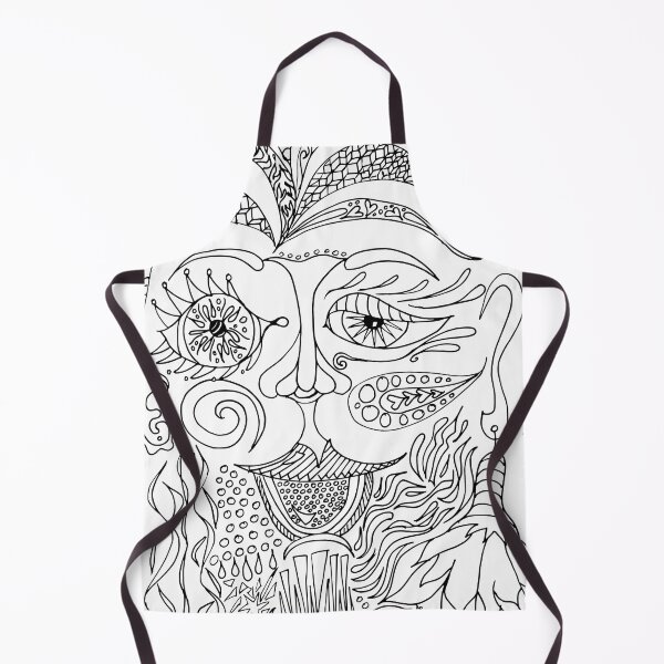 Item preview, Face design hand drawn designed and sold by ladyberndt.