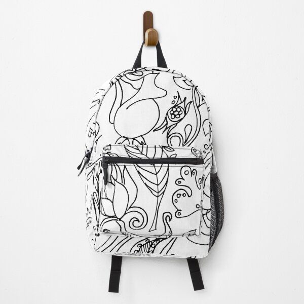 Item preview, Floral design hand drawn designed and sold by ladyberndt.