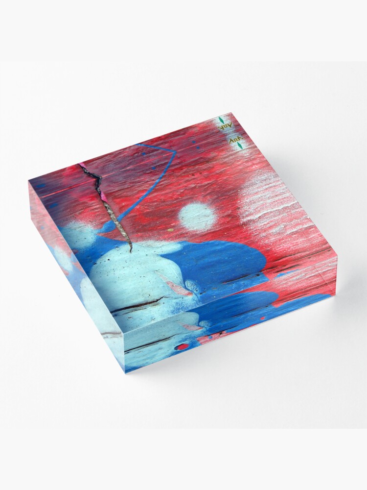 Alternate view of Worlds Away Acrylic Block