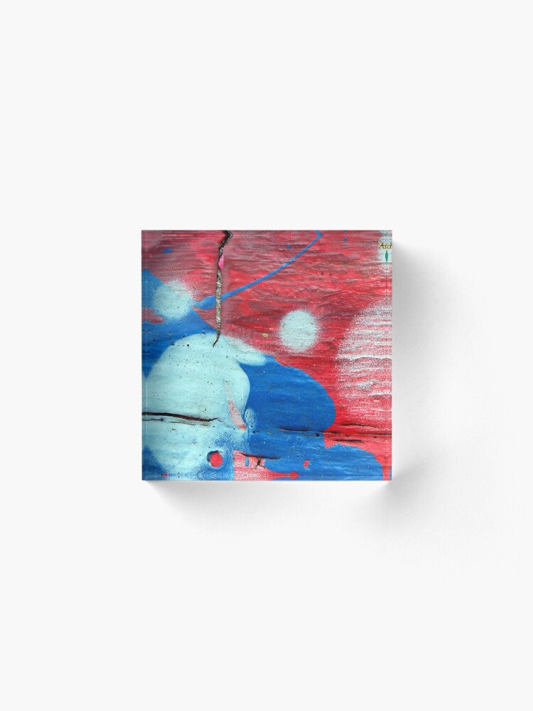Alternate view of Worlds Away Acrylic Block