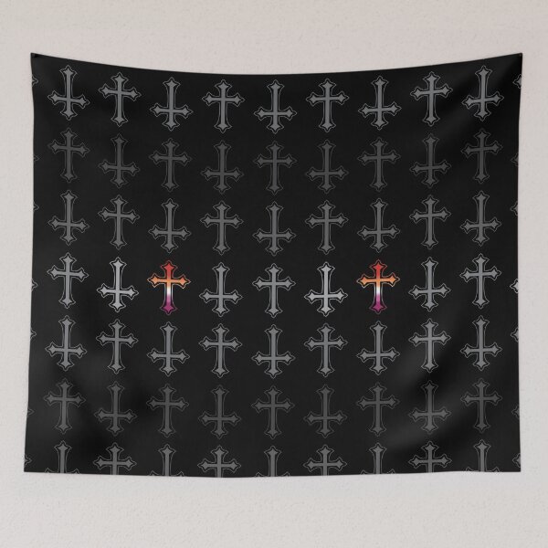 Item preview, More Goth Lesbian Pride Crosses designed and sold by TheirChoice.