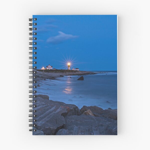 Item preview, Beacon in the Night Judith Point Lighthouse Narragansett Rhode Island RI Breakwater designed and sold by WayneOxfordPh.