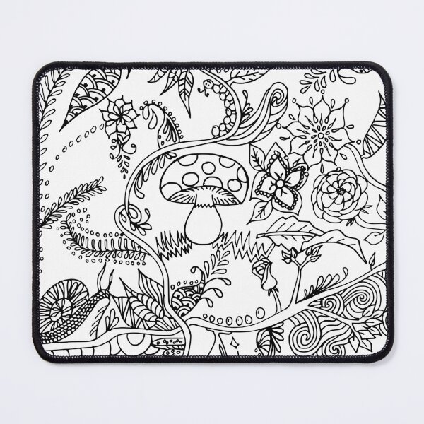 Item preview, Garden design hand drawn designed and sold by ladyberndt.