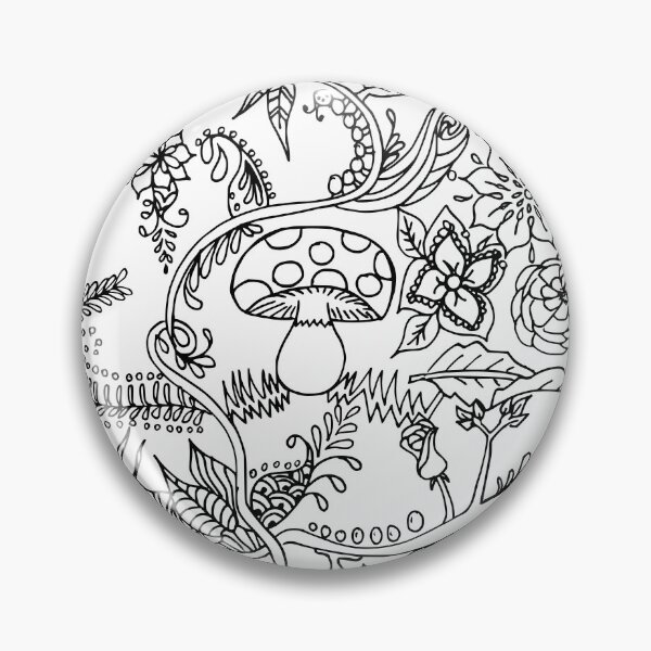 Item preview, Garden design hand drawn designed and sold by ladyberndt.