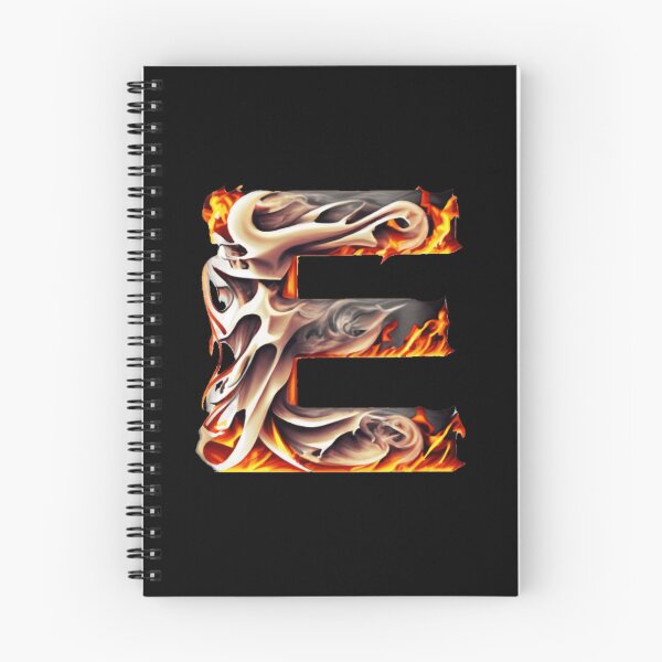 Item preview, Letter < E > Fire Style designed and sold by ImgByLili.