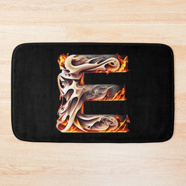 Item preview, Letter < E > Fire Style designed and sold by ImgByLili.