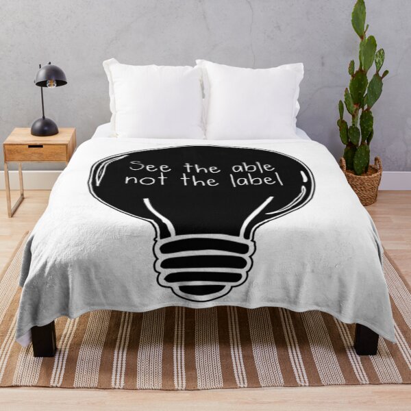 Item preview, See the Able not the Label Autism Awareness Light Bulb designed and sold by IrvingBarto.