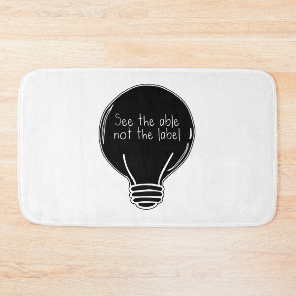 Item preview, See the Able not the Label Autism Awareness Light Bulb  designed and sold by IrvingBarto.