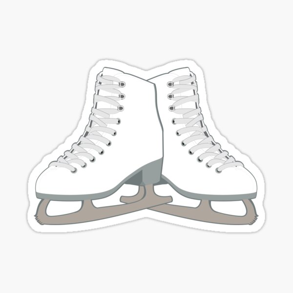 Ice skating shoe - Sticker Sticker