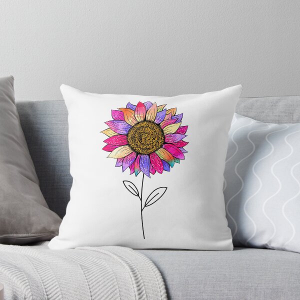 Item preview, Rainbow sunflower aesthetic design designed and sold by Strictly McCracken.