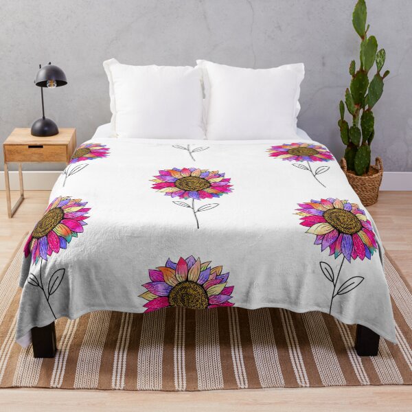 Item preview, Rainbow sunflower aesthetic design designed and sold by Strictly McCracken.