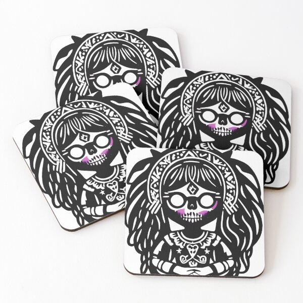 Item preview, A cute skeleton voodoo doll girl designed and sold by McCallnWaldo.
