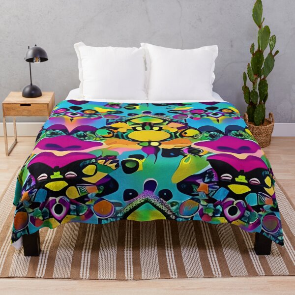 Item preview, Funky Bohemian Rainbow Patrón abstracto designed and sold by WitchyWare.