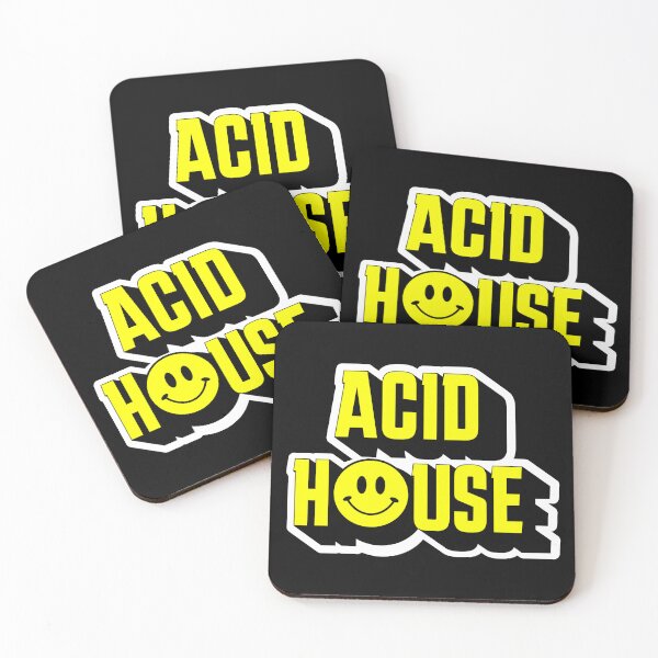 Item preview, ACID HOUSE  - Smiley Font  designed and sold by Discothreadz.