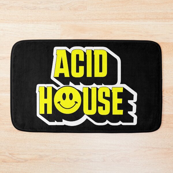 Item preview, ACID HOUSE  - Smiley Font  designed and sold by Discothreadz.