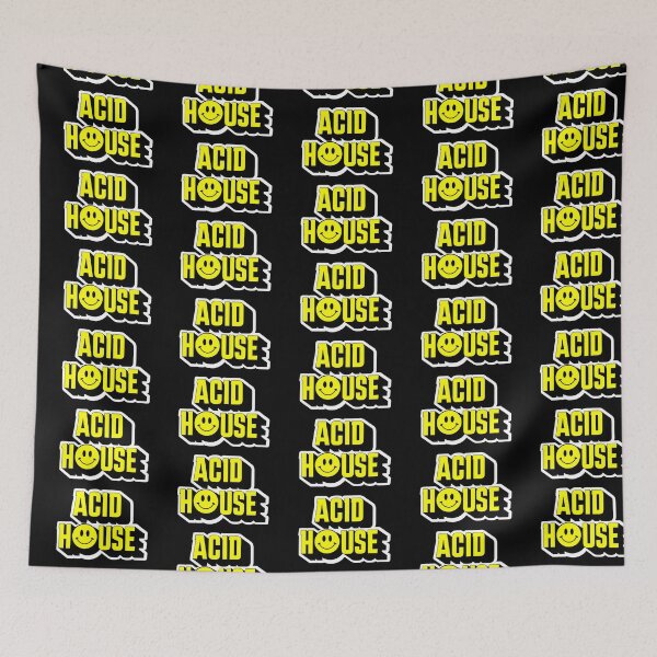 Item preview, ACID HOUSE  - Smiley Font  designed and sold by Discothreadz.