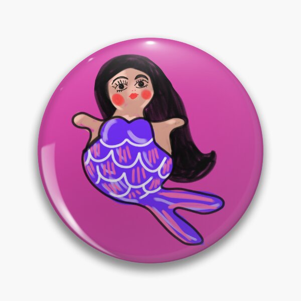 Item preview, La sirena little mermaid mexican folk designed and sold by corazonbysergio.