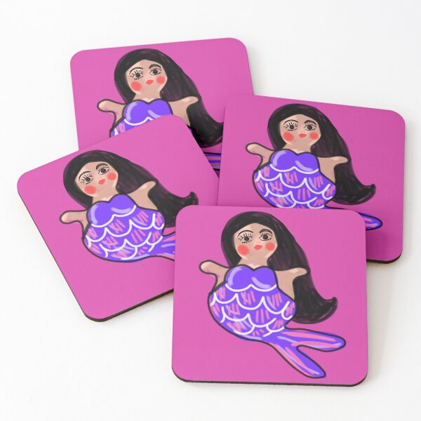 Item preview, La sirena little mermaid mexican folk designed and sold by corazonbysergio.
