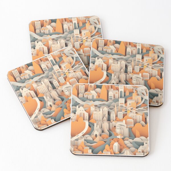 Item preview, Paper-Crafted Cityscape #2 designed and sold by Pedro Wolff.
