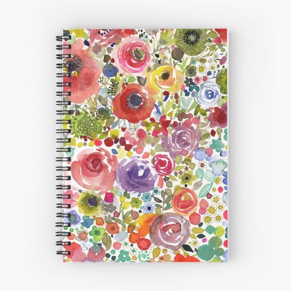 Item preview, Flower Watercolor Meadow Blooms Pattern  designed and sold by Sue Zipkin.