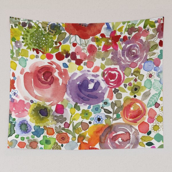 Item preview, Flower Watercolor Meadow Blooms Pattern  designed and sold by Sue Zipkin.