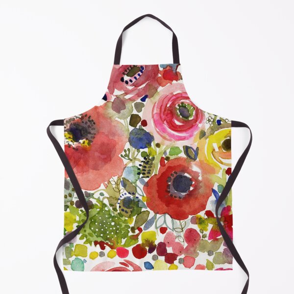 Item preview, Flower Watercolor Meadow Blooms Pattern designed and sold by Sue Zipkin.