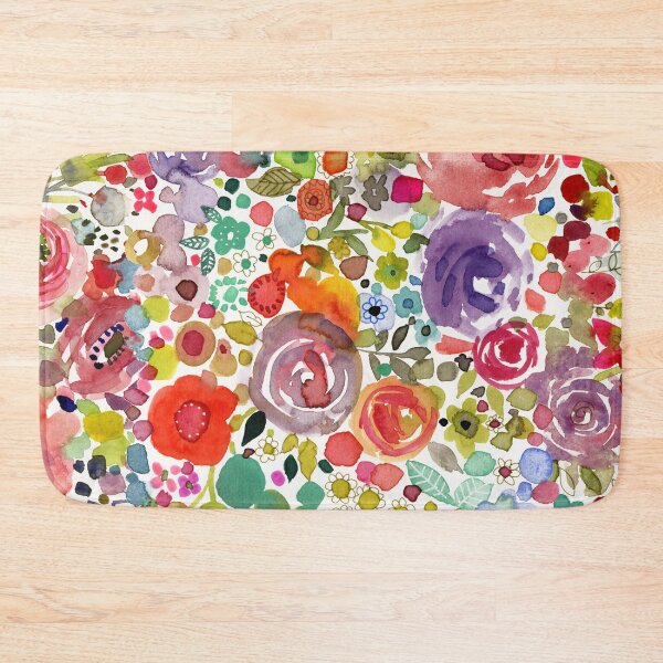 Item preview, Flower Watercolor Meadow Blooms Pattern  designed and sold by Sue Zipkin.