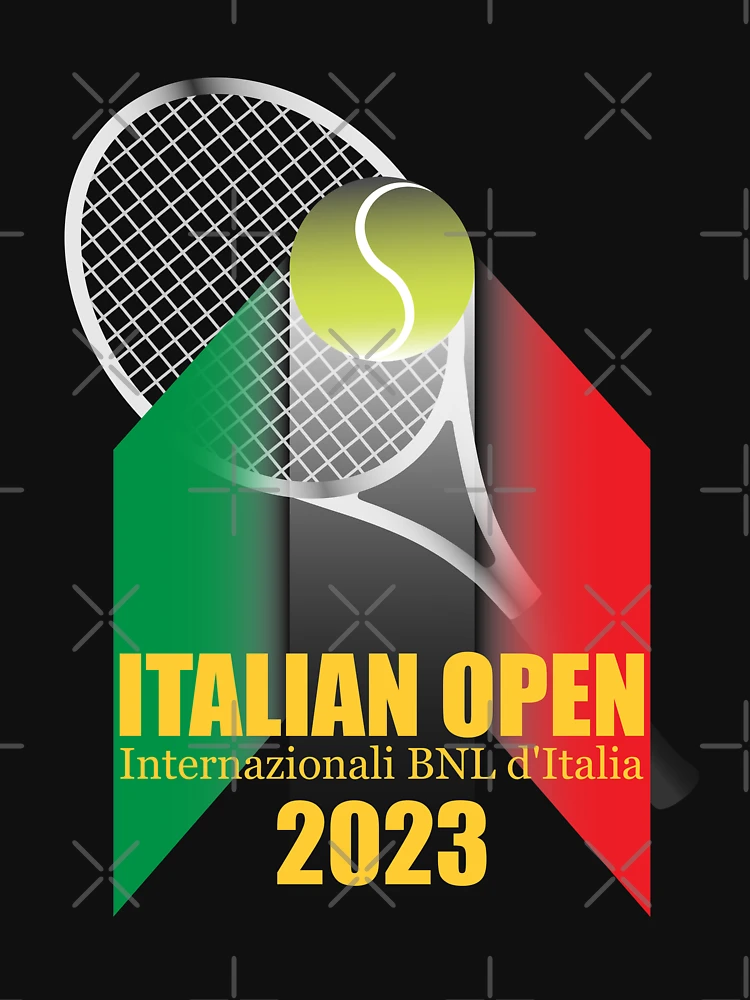 Cool 2023 Italian Open Tennis Tournament Design Essential T-Shirt for Sale  by wahyuni