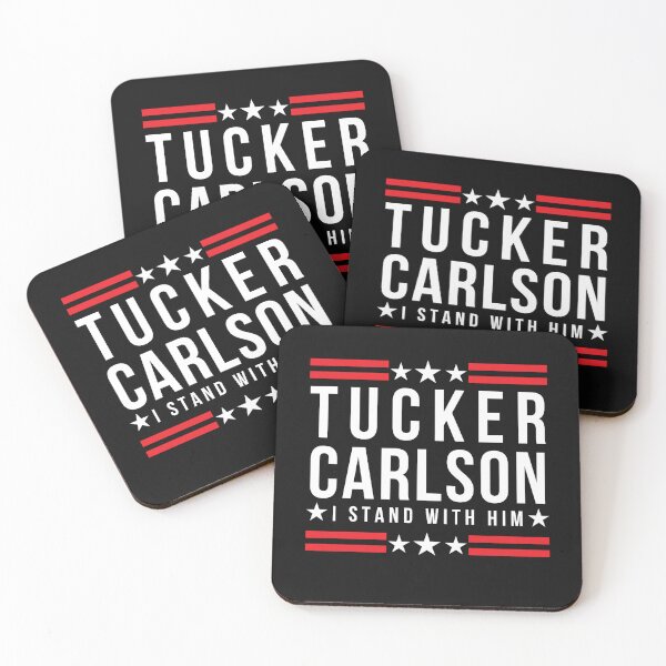 Item preview, Tucker Carlson - I Stand With Him Men Women I stand with Tucker designed and sold by Cryptohaven.