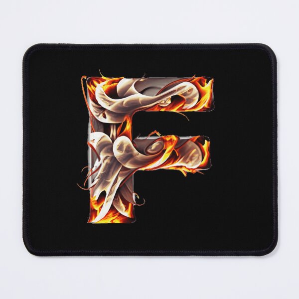 Item preview, Letter < F > Fire Style designed and sold by ImgByLili.