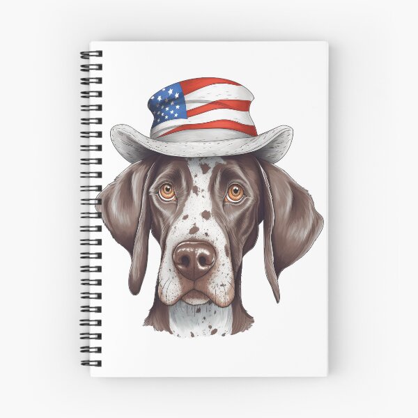 Item preview, Ginny, the Patriotic German Shorthair Pointer Great gift! designed and sold by Alanna Rose Realm.