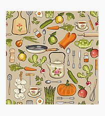 Retro kitchen. Photographic Print