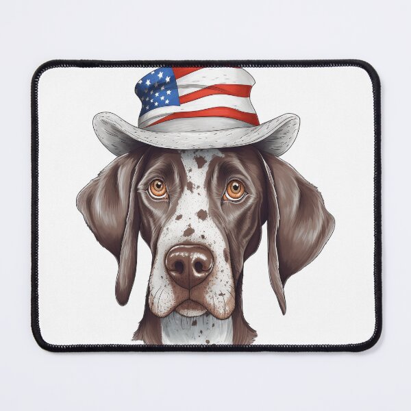 Item preview, Ginny, the Patriotic German Shorthair Pointer Great gift! designed and sold by Alanna Rose Realm.