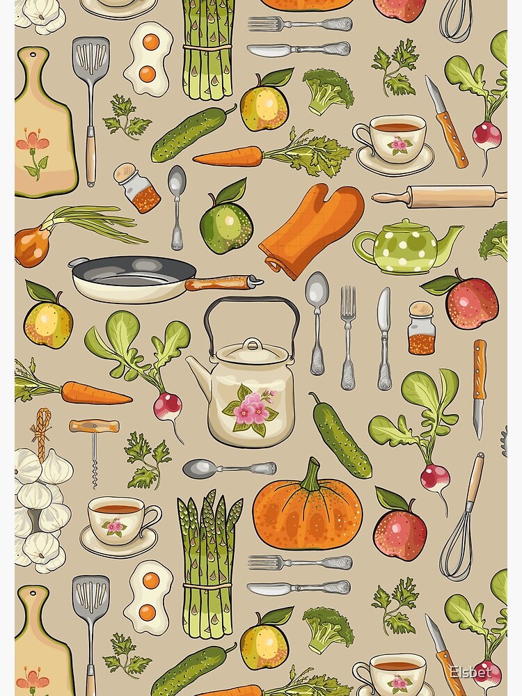 Retro kitchen. by Elsbet