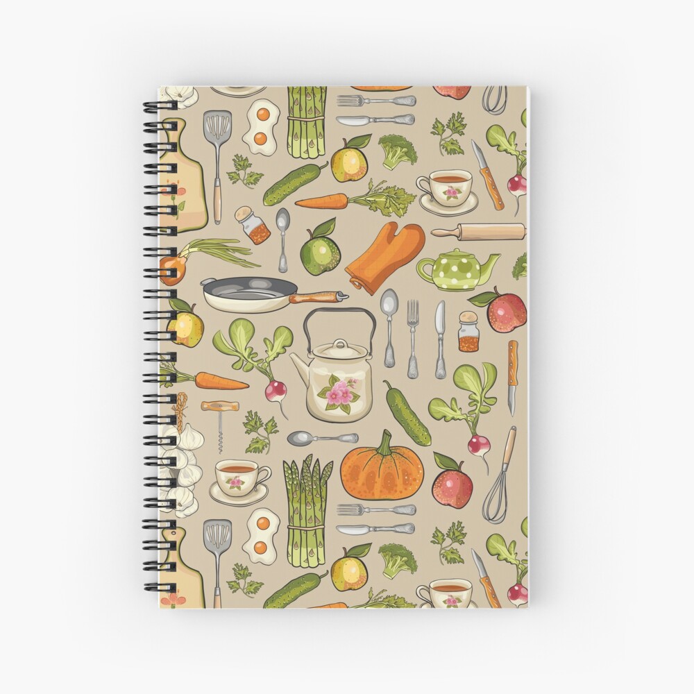Retro kitchen. Spiral Notebook