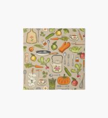 Retro kitchen. Art Board
