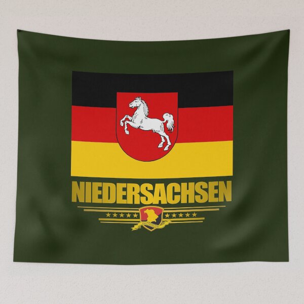 Item preview, Niedersachsen Flag designed and sold by curranmorgan.