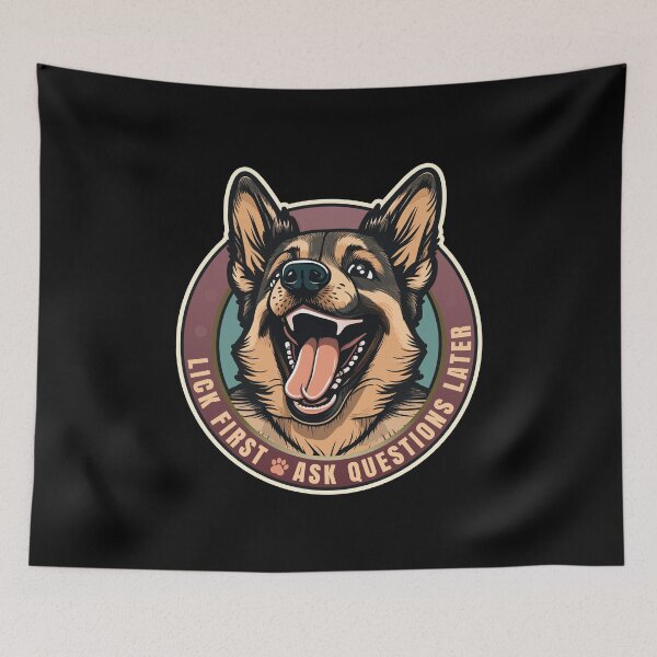 Item preview, Lick First! German Shepard Design designed and sold by danielliamgill.