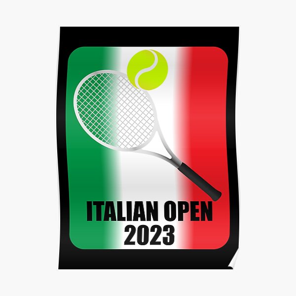 Cool 2023 Italian Open Tennis Tournament Design Essential T-Shirt for Sale  by wahyuni