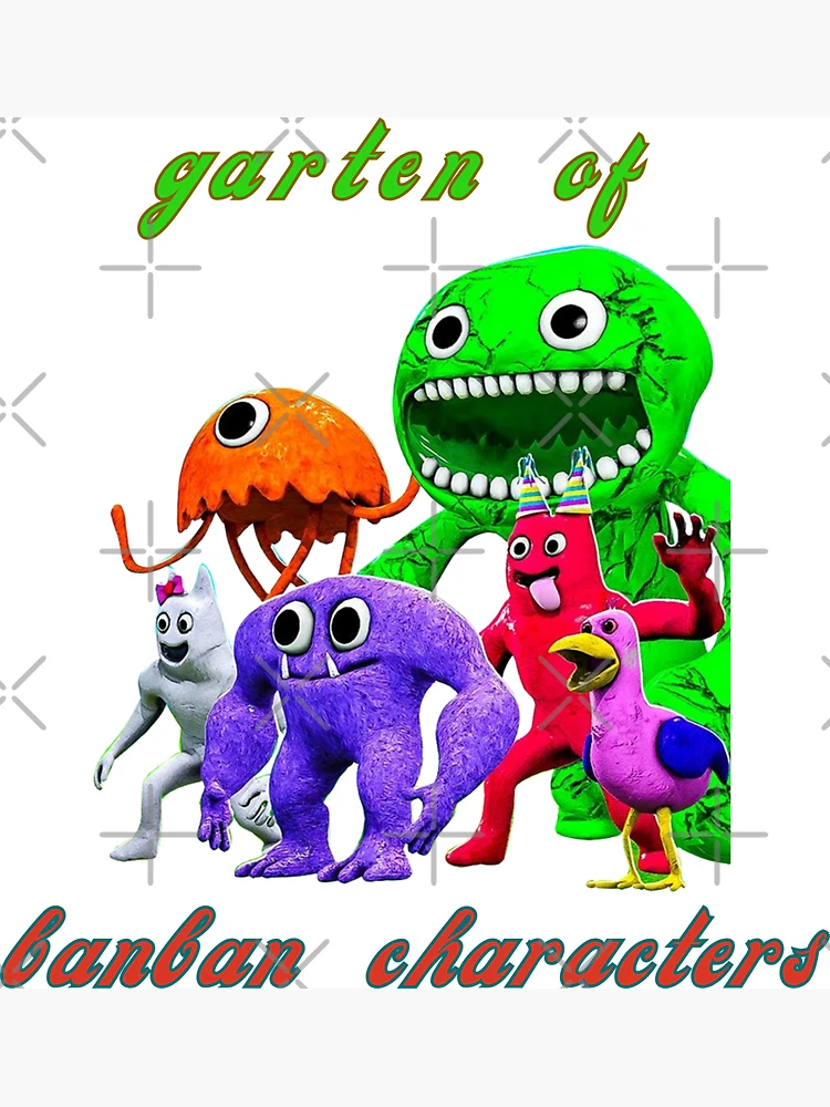 Garten of banban group all characters! Magnet for Sale by TheBullishRhino