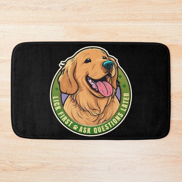 Item preview, Lick First! Golden Retriever Dog Design designed and sold by danielliamgill.
