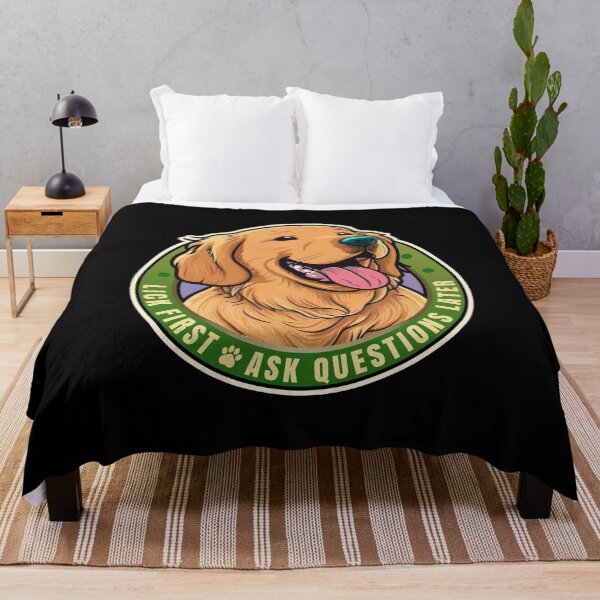 Item preview, Lick First! Golden Retriever Dog Design designed and sold by danielliamgill.